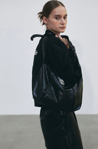 NICOLE SQUARE SHOULDER BAG_BLACK