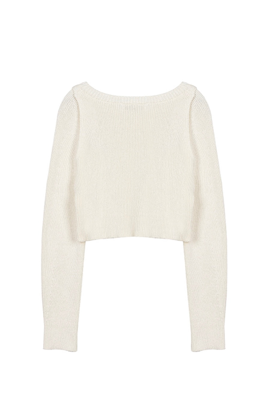 NICOLE PREMIUM SLIT KNIT_LIGHT BEIGE