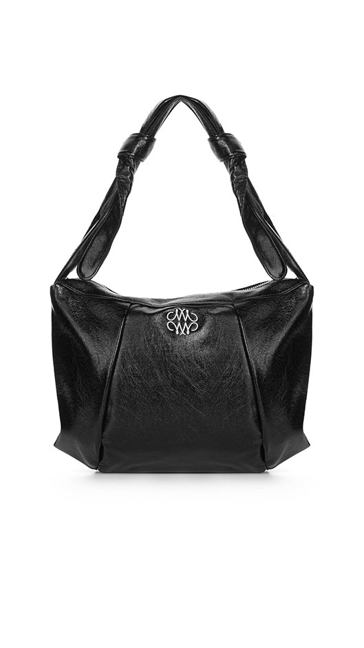 NICOLE SQUARE SHOULDER BAG_BLACK